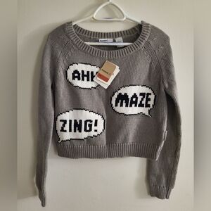 BNWT - REEBOK - (Size XS) Ahh-Maze-Zing! Studio Grey Women's Sweater